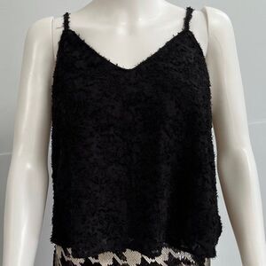 Leyden Womens Swing Fringe V-Neck Cami